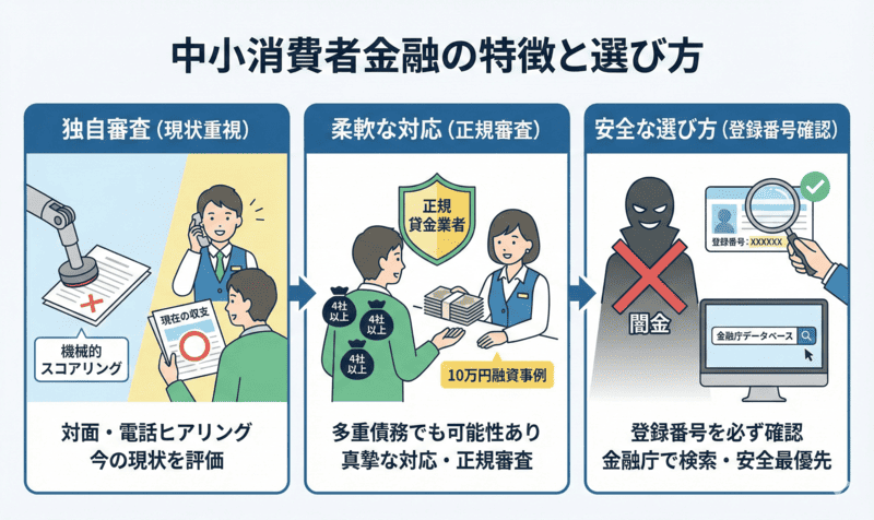 4社以上でも借りれるところを探すなら中小消費者金融に注目